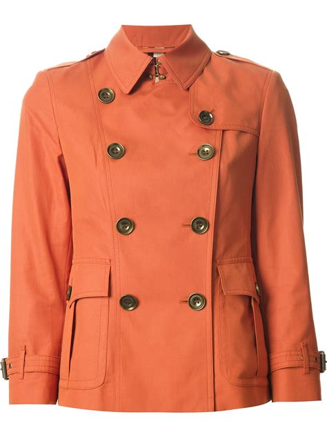 burberry brit orange jacket|Burberry Brit jackets on sale.